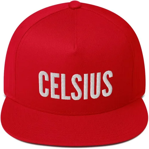 Vista 5 de Celsius Crypto Hat (Gorra de Snapback de Bill Plana Bordada)