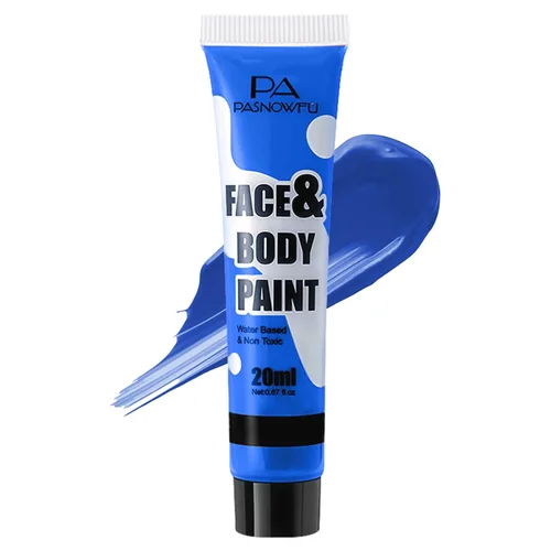 Vista 25 de Pintura blanca para el cuerpo de la cara, pintura corporal a base Blanco
