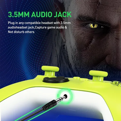 Vista 2 de vaomon Controller with Wireless Adapter Compatible with Xbox One, Xbox Series XS, Xbox One XS, PC, 2.4Ghz Controller with 3.5mm Headphone