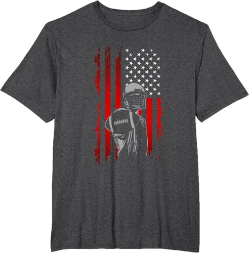 Vista 18 de Camiseta de fútbol americano, Negro