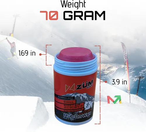 Vista 7 de ZUMWax Ski Snowboard Cerámica No Fluoro RUB ON Racing Wax