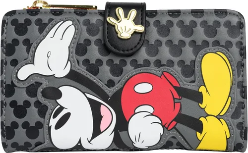 Vista 7 de Loungefly Disney Mickey Mouse Wallet Snap Flap Clutch Varios