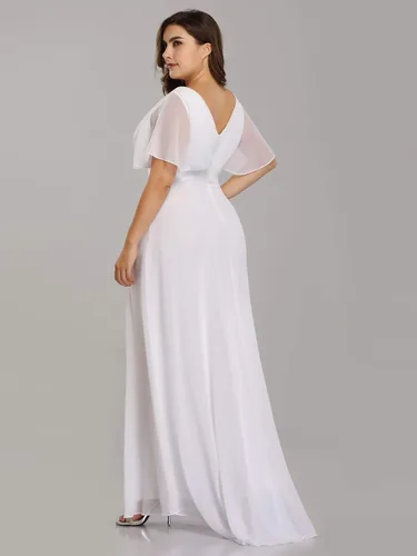 Vista 2 de Ever-Pretty 09890 Maxi vestido de fiesta de noche, con cuello en V doble, para mujer