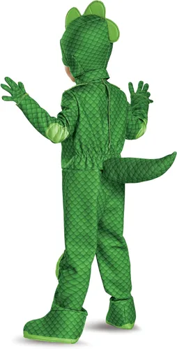 Vista 2 de Disfraz para niño de Gekko de la serie PJ Masks, de Disguise, S/2T, Verde