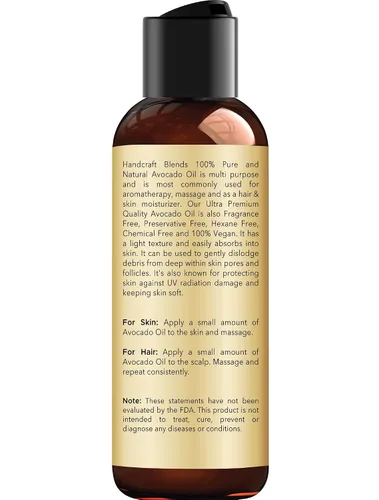 Vista 2 de Handcraft Blends Aceite de aguacate - 4 Fl Oz