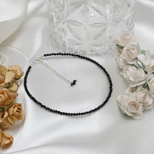 Vista 13 de Gempires - Tobillera ligera hecha a mano con cuentas, diseño clásico, hipoalergénica, chapada en plata de 11 pulgadas, regalo único para uso diario