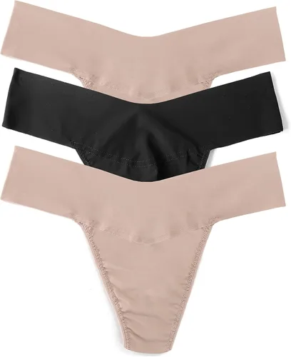 Vista 6 de hanky panky - BreatheSoft - Tangas de tiro natural para mujer Cómodas bragas de lencería para uso diario Tallas (XS-XL) Paquete de 3 Bbpc