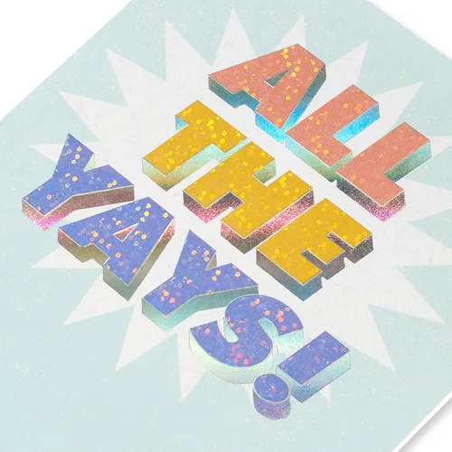 Vista 5 de American Greetings Tarjeta de felicitación (todo para ti)
