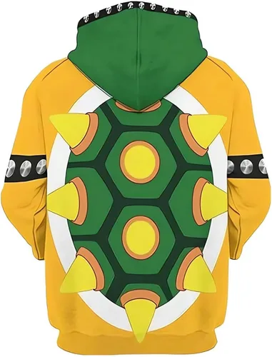 Vista 3 de WCEOHAD Game Graphics - Conjunto de sudadera con capucha para niños, sudadera con estampado 3D de anime, traje de cosplay