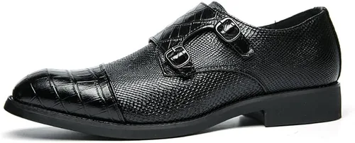 Vista 2 de HuitJours Mocasín Penny de dos tonos para hombre, zapatos de vestir sin cordones, zapatos de barco casuales, mocasines