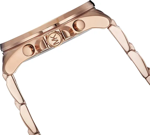 Vista 3 de Michael Kors relojes Brecken Reloj cronógrafo de acero inoxidable talla única Rose gold