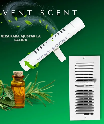 Vista 3 de Ambientador para toda la casa Vent Scent Incluye 10 varillas perfumadas Difusor de aceite esencial pasivo Colocación más fácil que el filtro
