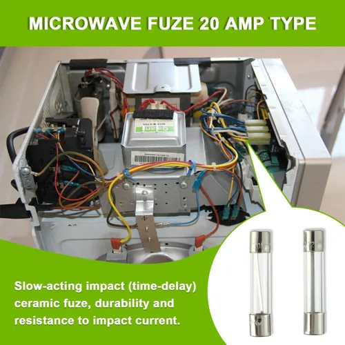 Vista 6 de Fusibles de horno microondas para el horno microondas en cocina para los siguientes modelos de horno microondas GE JVM3160RF2SS JVM3160EF4ES