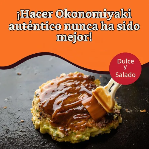 Vista 6 de Salsa Okonomi Otafuku, cobertura vegana japonesa para panqueques Okonomiyaki (17.6 onzas)