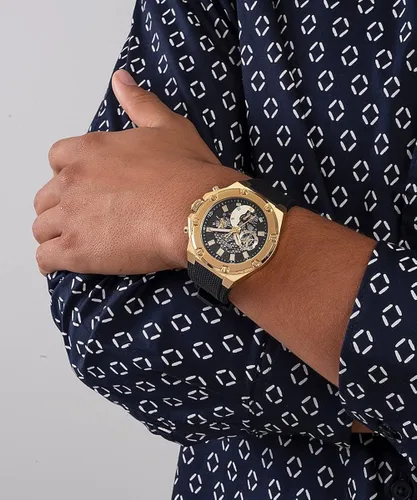 Vista 6 de GUESS 46mm Multifunction Stainless Steel Watch