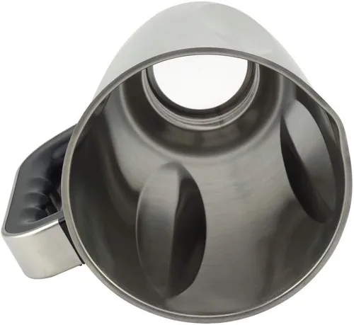 Vista 3 de Tarro de acero inoxidable de 6 tazas con mango y tapa para licuadoras Oster Osterizer pieza de repuesto 304