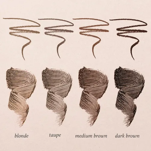 Vista 7 de Julep Brow 101 - Juego de lápices de esculpir y gel tintado para cejas – Herramienta de doble punta para cejas con cepillo y punta de precisión