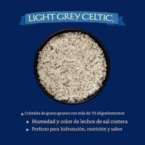 Vista 4 de Sal marina céltica gruesa, gris y ligera, 1 libra