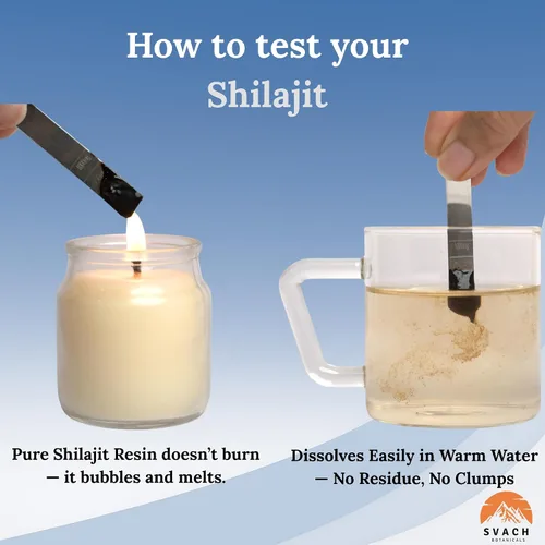 Vista 9 de Resina Shilajit – 1.41 onzas (100 porciones) 80% ácido fúlvico – probado en laboratorio – grado oro del Himalaya para hombres y mujeres de alta