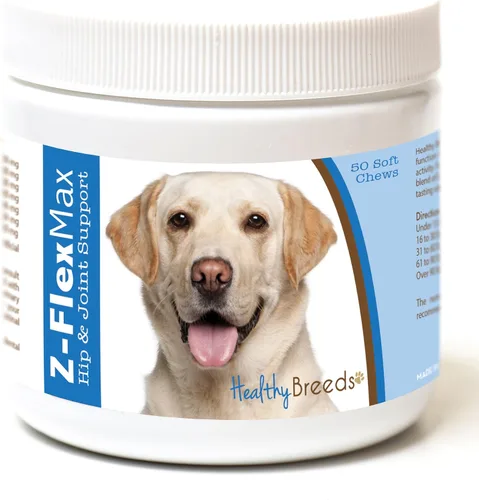 Vista 10 de Healthy Breeds Doberman Pinscher Z-Flex Max - Masticables suaves para cadera y articulaciones, 50
