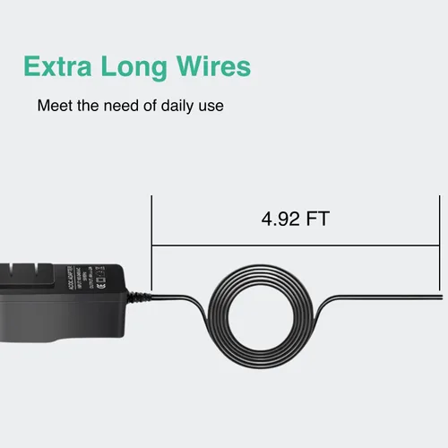 Vista 6 de Adaptador de corriente para teléfonos inalámbricos Yealink SIP W52P W52H W56P W76, fuente de alimentación para teléfono de escritorio T19 T19P T21