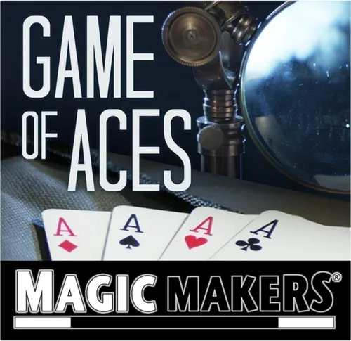 Vista 5 de Magic Makers Aces Card Trick Juego de Ases con Tarjetas Especiales de Bicicleta