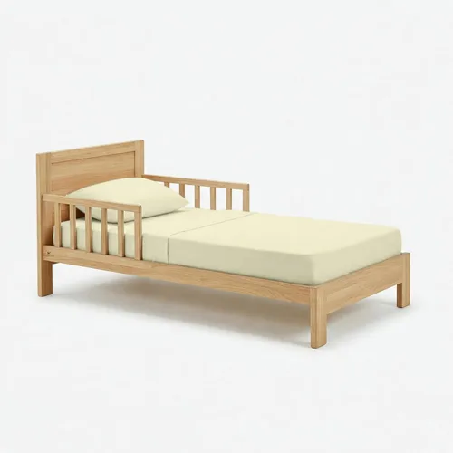Vista 8 de Juego de sábanas para niños pequeños 100 % algodón, 3 piezas, suave y transpirable, sábana bajera, sábana encimera elástica y funda de almohada tipo