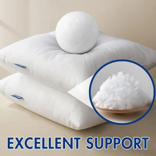 Vista 3 de MIULEE Relleno de almohada de 12 x 12 pulgadas, rellenos de almohada decorativos cuadrados, formas de almohada esponjosas de primera calidad