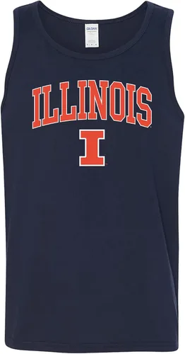 Vista 58 de NCAA Arch Logo - Camiseta sin mangas de la Universidad de la Escuela