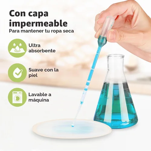 Vista 7 de Almohadillas de lactancia de viscosa de bambú orgánico, 8 almohadillas lavables para lactancia materna, bolsa de lavado, reutilizables