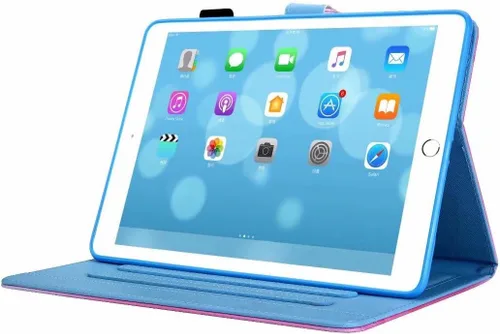 Vista 5 de Funda para iPad mini, FANCITY Mini 4 Mini 5 Mini 3/2/1 con función de encendido y apagado automático con soporte