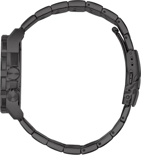 Vista 2 de Relojes de pulsera de acero inoxidable 316L GMT de lujo para hombre, cronógrafo, analógico, de cuarzo suizo