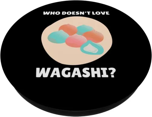 Vista 2 de Wagashi Food Who Doesn't Love Wagashi? Wagashi Lover PopSockets Swappable PopGrip