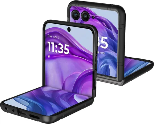 Vista 7 de Grid Series - Funda para Motorola RAZR Plus (2026/2025/2024), color negro