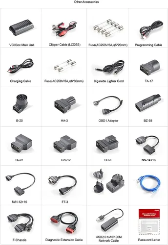 Vista 8 de iCarsoft Herramienta de diagnóstico automotriz ultra avanzada CR