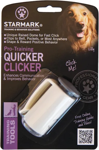 Vista 2 de Triple Crown Pro Training Quicker Clicker Device Dome Shape Fast Click Pet Dog
