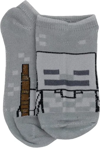 Vista 6 de Minecraft Calcetines de corte bajo para niños paquete de 6 pares