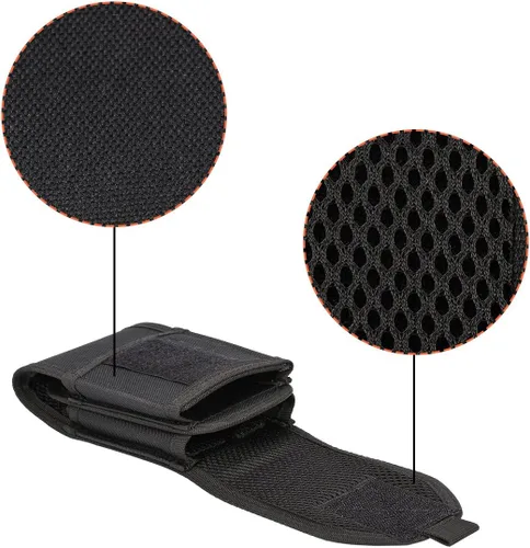 Vista 4 de Funda táctica MOLLE de doble capacidad para iPhone 13 Pro Max/XS Max, tamaño grande