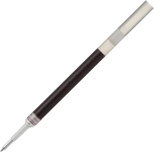 Vista 5 de Pentel - Tinta de recarga para bolígrafo de gel líquido EnerGel, (0.7mm), punta de metal, tinta negra, caja de 12 (LR7-A)