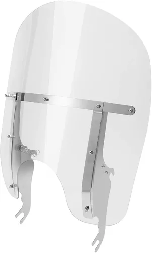Vista 11 de TCT-MOTORPARTS Parabrisas de PC transparente para Harley Heritage Softail Classic FLSTC, FLSTN, Slim Deluxe, Fat Boy, FLS 2000-2017 Parabrisas