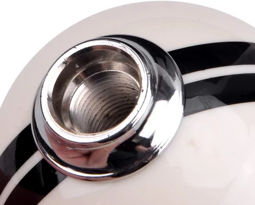 Vista 5 de beler Pomo manual blanco de 6 velocidades para Ford Mustang Shelby GT500