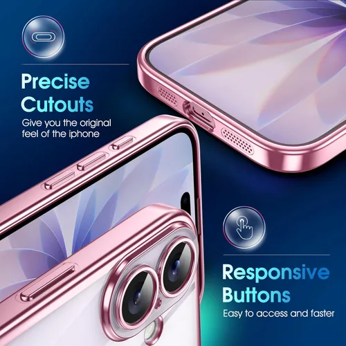 Vista 693 de Supdeal Funda cristalina transparente para iPhone 11, [No se amarillea] [Protección de la cámara] [Probado contra caídas de grado militar] Funda