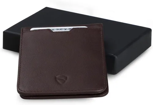 Vista 6 de Vaultskin MANHATTAN - Cartera plegable minimalista delgada y tarjetero de crédito con bloqueo RFID e ideal para bolsillo frontal