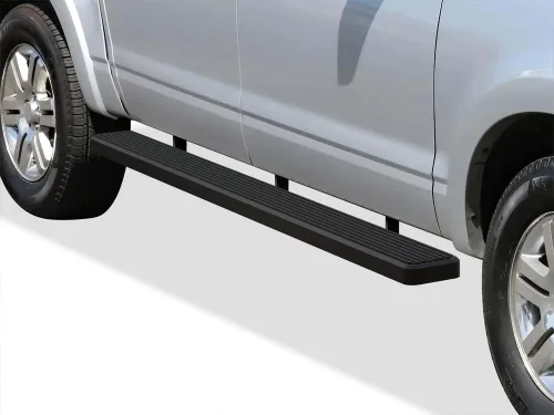 Vista 12 de APS Estribos de 5 pulgadas negro mate compatibles con Ford Explorer Sport Trac 2007-2010 Crew Cab acero inoxidable