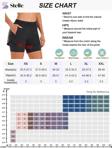 Vista 8 de Stelle Pantalones cortos de correr 2 en 1 para mujer, pantalones cortos deportivos de cintura alta, pantalones cortos de entrenamiento con forro