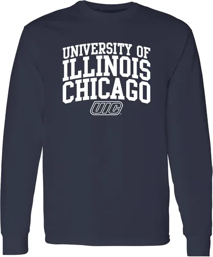 Vista 138 de NCAA oficial de College – University Team Color Arco Logo Manga Larga