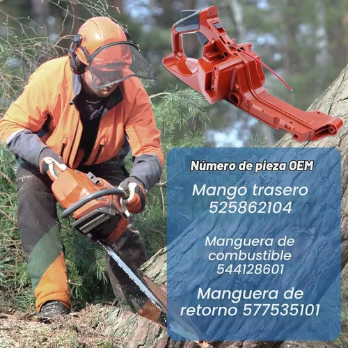 Vista 5 de 2 unids/lote 1.772 in x 0.059 in Kit de anillos de pistón para Husqvarna 51 254 350 353 OLEO-MAC 753 piezas de motosierra.