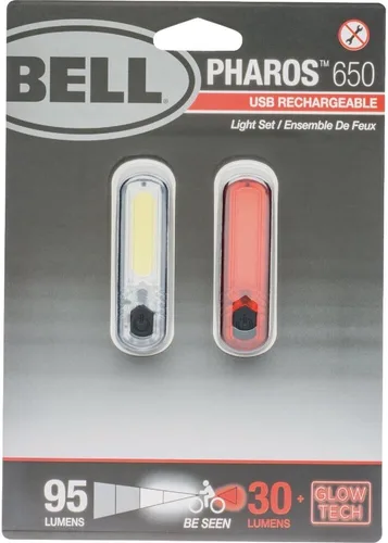 Vista 2 de Bell Pharos 650 COB Juego de luces para bicicleta