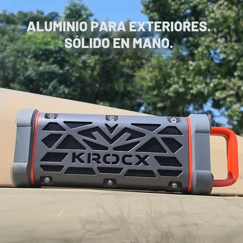 Vista 7 de TRAVOR - Altavoz Bluetooth magnético resistente para carrito de golf Gris meteorito
