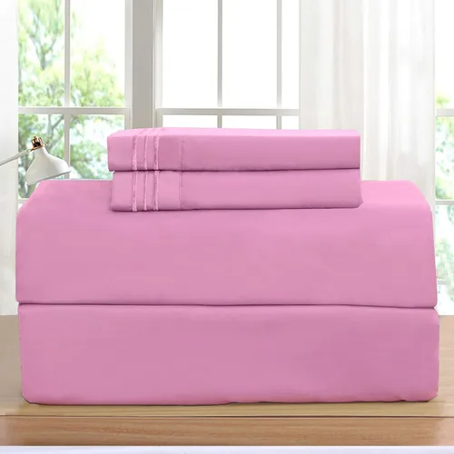 Vista 16 de Elegant Comfort Juego de sábanas de lujo en Amazon 1500 Premier resistente a las arrugas, la decoloración y las manchas, juego de sábanas de 4